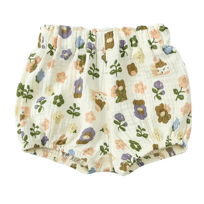 Shorts Été Bébé et Tout-Petit en Coton – Pantalon Respirant Cartoon 3M-6T™