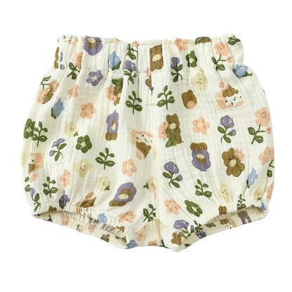 Shorts Été Bébé et Tout-Petit en Coton – Pantalon Respirant Cartoon 3M-6T™