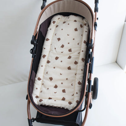 🍼 Coussin de Siège pour Poussette – Matelas Doux et Confortable – Accessoire Universel pour Bébé™ - Planète bébé