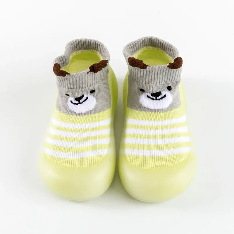 Chaussures Premiers Pas Bébé Canard Jaune