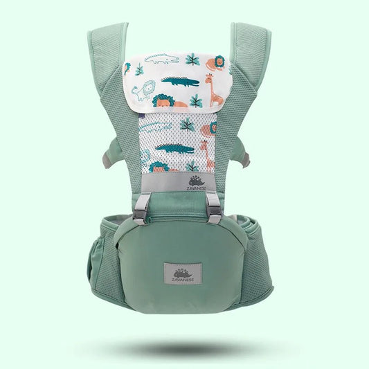 🧡 Porte-bébé Ergonomique avec Siège – 0 à 48 Mois | Multi-positions &amp; Grand Confort™ - Planète bébé