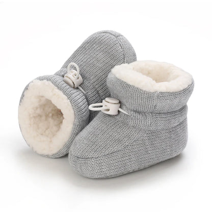 🧣❄️ Bottillons d’Hiver Bébé – Coton Chaud &amp; Semelle Antidérapante – Premiers Pas – 0 à 18 Mois™