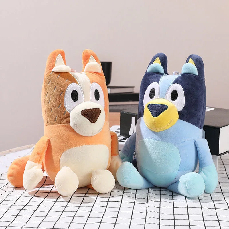 Peluche Bluey et Bingo