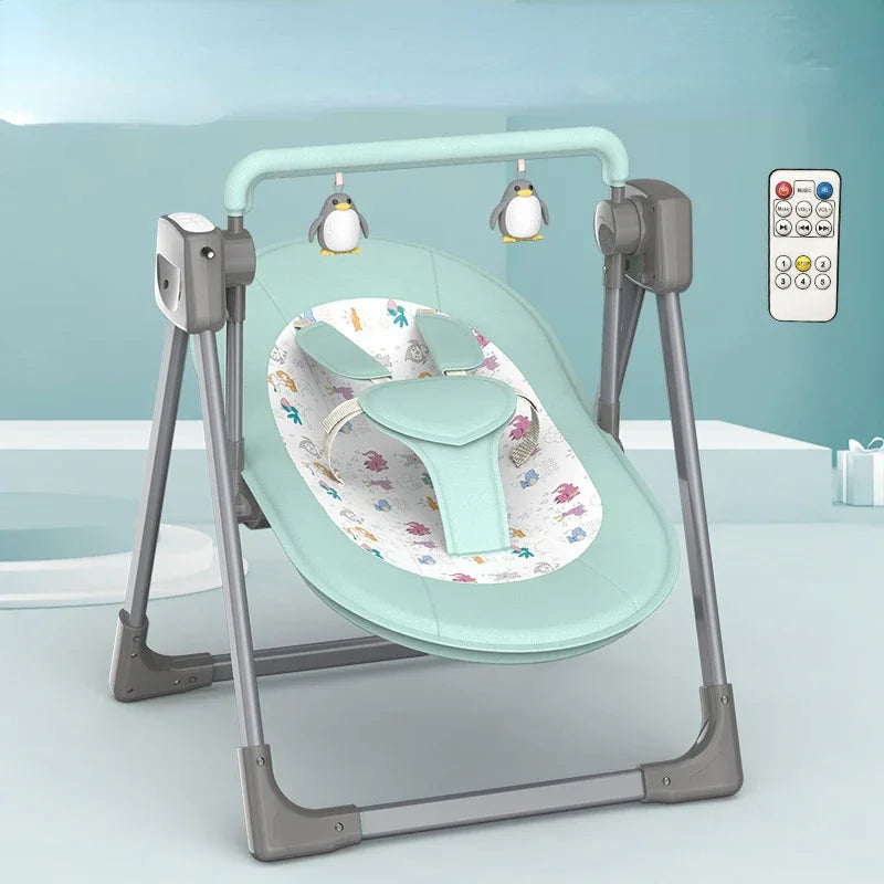 Berceau Pliable Électrique Portable pour Bébé 0-36 Mois™