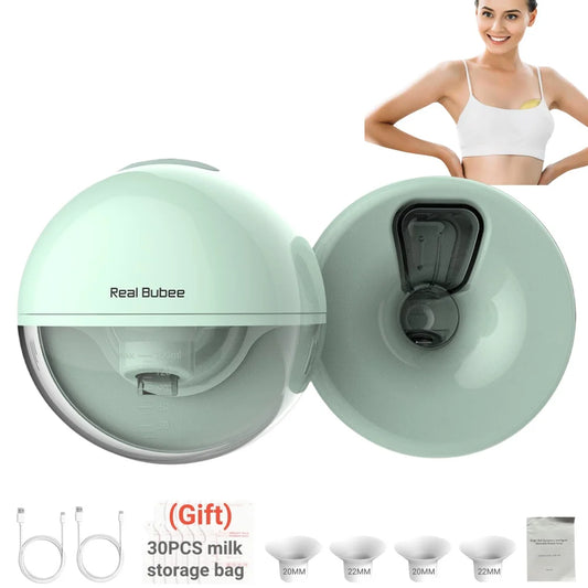 🤱 Tire-Lait Électrique Mains Libres – Portable, Silencieux &amp; Sans BPA – 3 Modes, 9 Niveaux de Succion + Sac de Stockage Inclus™ - Planète bébé