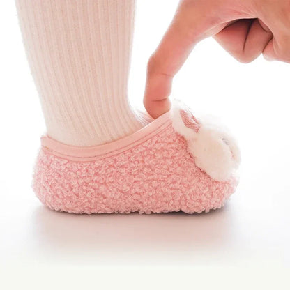 🧸🐰 Chaussons Bébé Hiver – Lapin Cartoon Doux &amp; Antidérapants – 1 à 3 Ans™