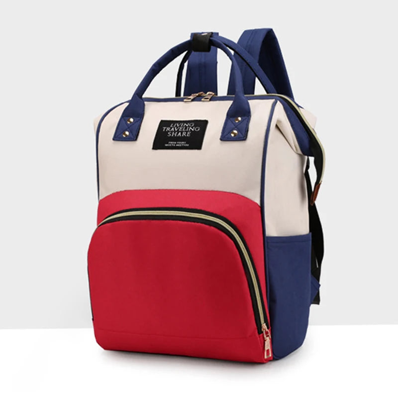 🎒👶 Sac à Langer Maman en Toile – Grande Capacité &amp; Isolation Thermique – Sac à Dos de Voyage Multifonctionnel™ - Planète bébé