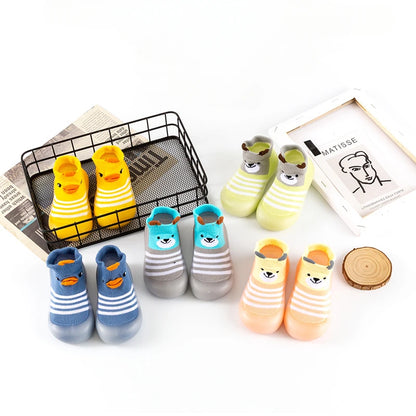 Chaussures Premiers Pas Bébé Canard Jaune