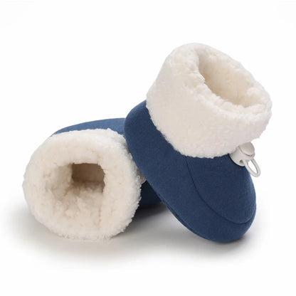 🧣❄️ Bottillons d’Hiver Bébé – Coton Chaud &amp; Semelle Antidérapante – Premiers Pas – 0 à 18 Mois™