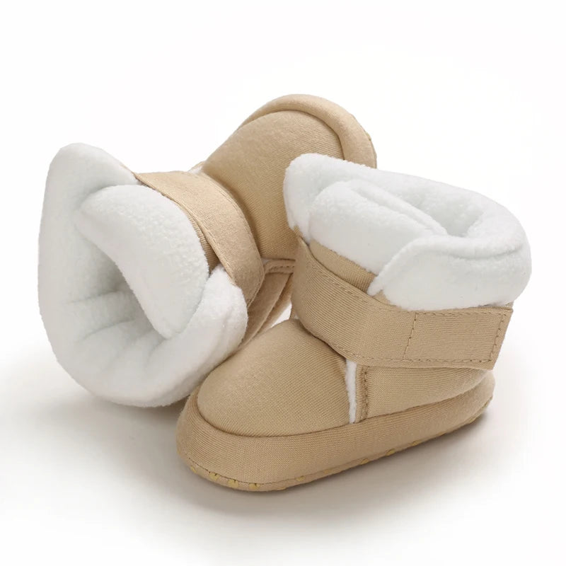 🧸❄️ Chaussures d’Hiver Bébé – Premiers Pas Antidérapants – Doublure Coton Chaud – Motif Cartoon™ - Planète bébé