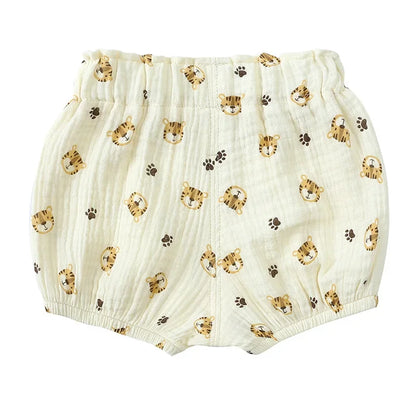 Shorts Été Bébé et Tout-Petit en Coton – Pantalon Respirant Cartoon 3M-6T™