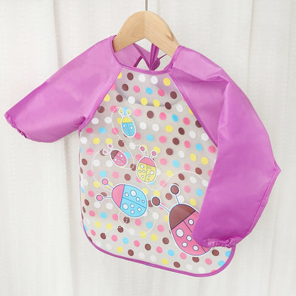 Bavoir Manche Longue Waterproof en EVA pour Bébé – Tablier de Repas Anti-Taches – Ultra Léger &amp; Facile à Nettoyer™