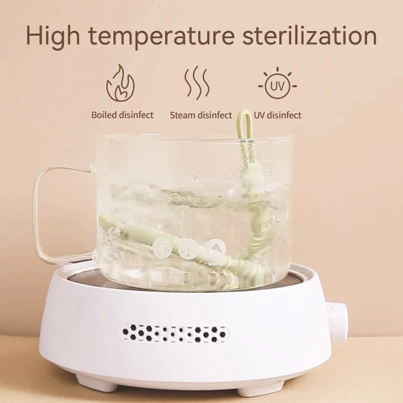 🦁👶 Anneau de Dentition en Silicone – Forme Animale Ludique – Apaisant &amp; Sensoriel™ - Planète bébé