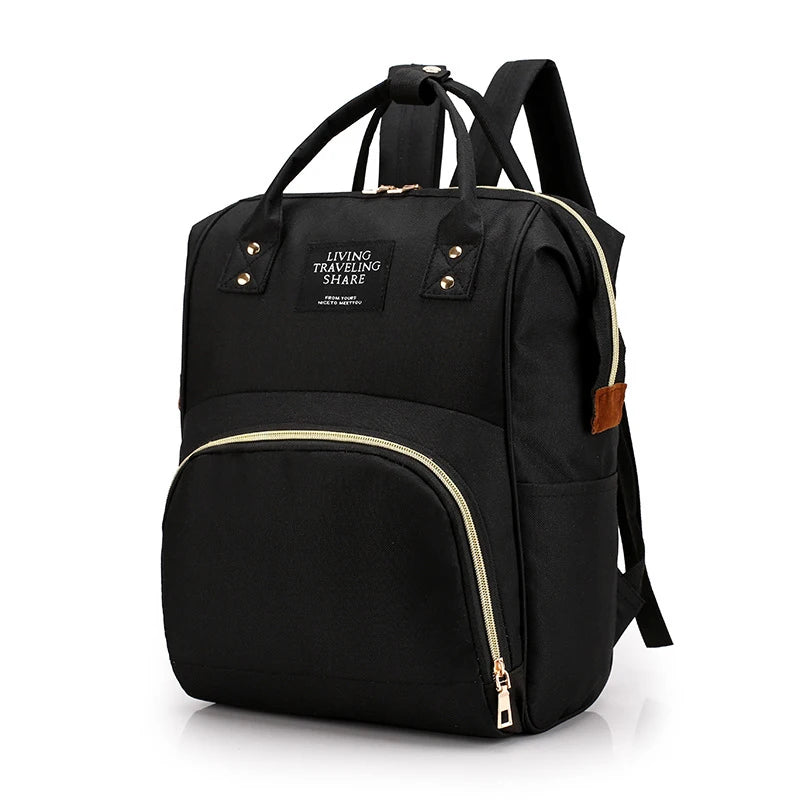 🎒👶 Sac à Langer Maman en Toile – Grande Capacité &amp; Isolation Thermique – Sac à Dos de Voyage Multifonctionnel™