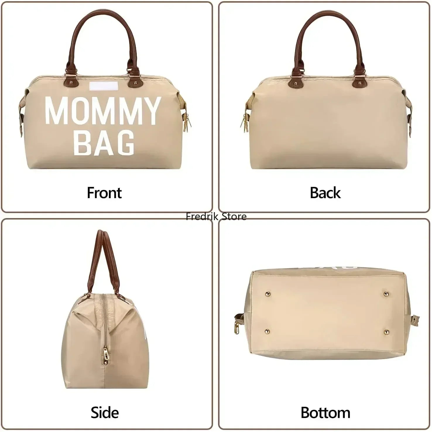 🎀 Mama Tote Bag – Grand Sac à Langer Maternité Style Hobo™ - Planète bébé