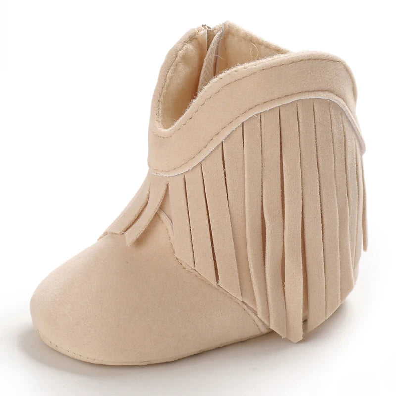 👢❄️ Bottes Bébé Mode à Franges – Chaudes &amp; Antidérapantes – 0 à 18 Mois – Fille &amp; Garçon™