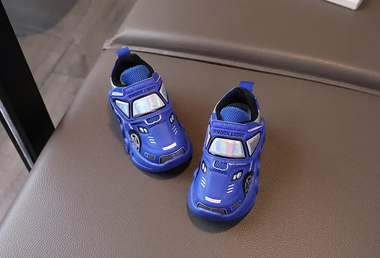 Chaussures LED Enfant Disney Mickey Mouse™ – Baskets Lumineuses Casual Antidérapantes pour Fille et Garçon