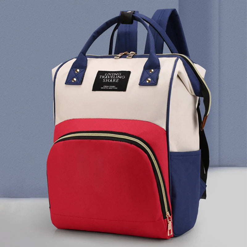 🎒👶 Sac à Langer Maman en Toile – Grande Capacité &amp; Isolation Thermique – Sac à Dos de Voyage Multifonctionnel™ - Planète bébé