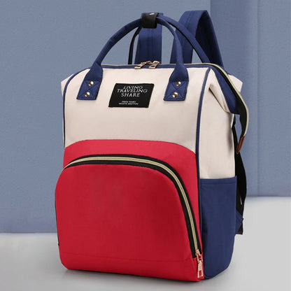 🎒👶 Sac à Langer Maman en Toile – Grande Capacité &amp; Isolation Thermique – Sac à Dos de Voyage Multifonctionnel™ - Planète bébé