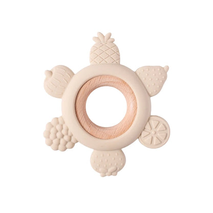🦁👶 Anneau de Dentition en Silicone – Forme Animale Ludique – Apaisant &amp; Sensoriel™ - Planète bébé