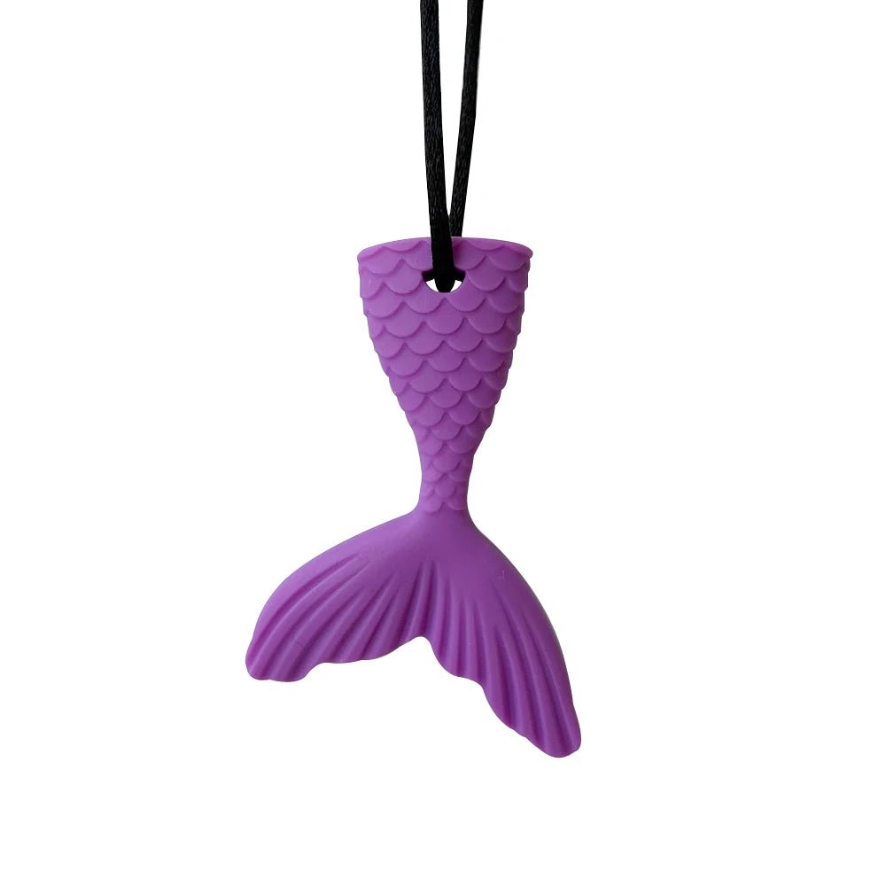 🧩🦷 Collier de Dentition Sensoriel – Silicone Alimentaire – Bijou à Mâcher Thérapeutique pour Bébé &amp; Enfants™ - Planète bébé