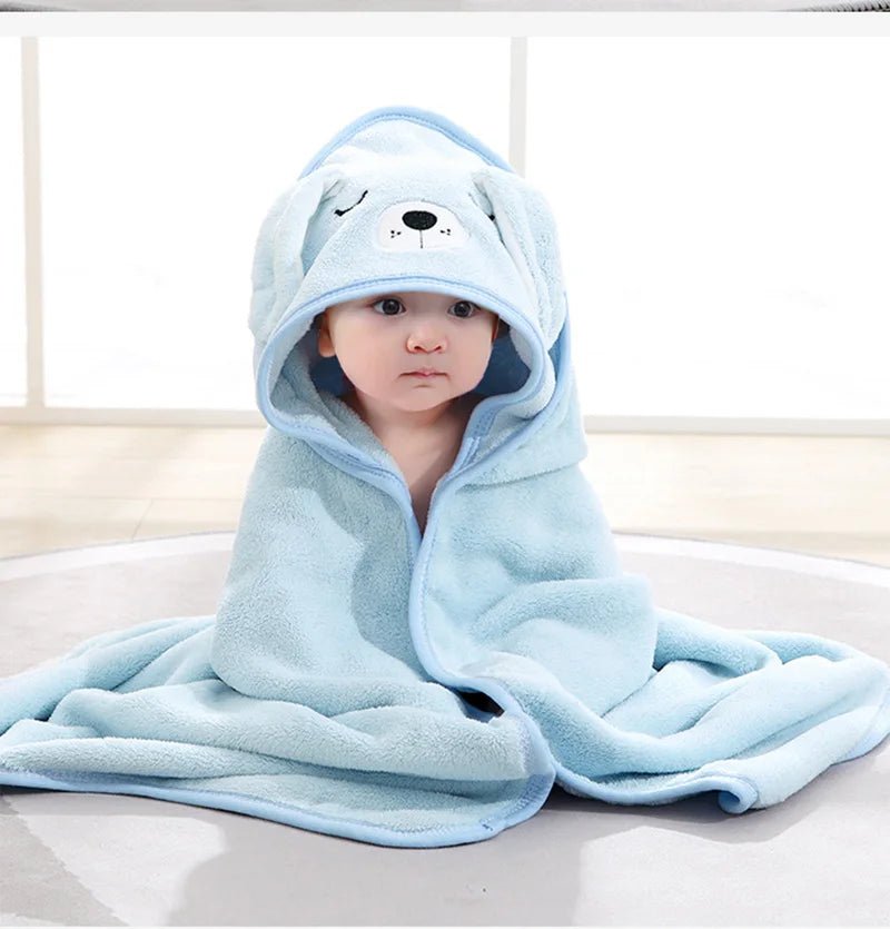 🐻🛁 Cape de Bain Bébé à Capuche – Motif Animal – Ultra Douce &amp; Chaude™ - Planète bébé