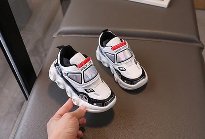 Chaussures LED Enfant Disney Mickey Mouse™ – Baskets Lumineuses Casual Antidérapantes pour Fille et Garçon