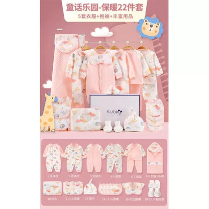 Ensemble Bébé 100 % Coton 18/20/22 Pièces™