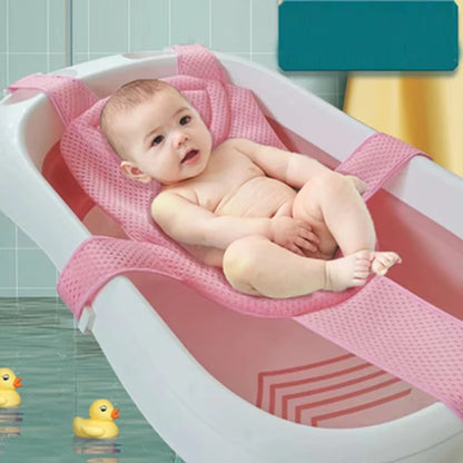 🛁 Hamac de Bain pour Bébé – Filet de Bain Réglable &amp; Antidérapant – Support de Bain Nouveau-né Universel™ - Planète bébé