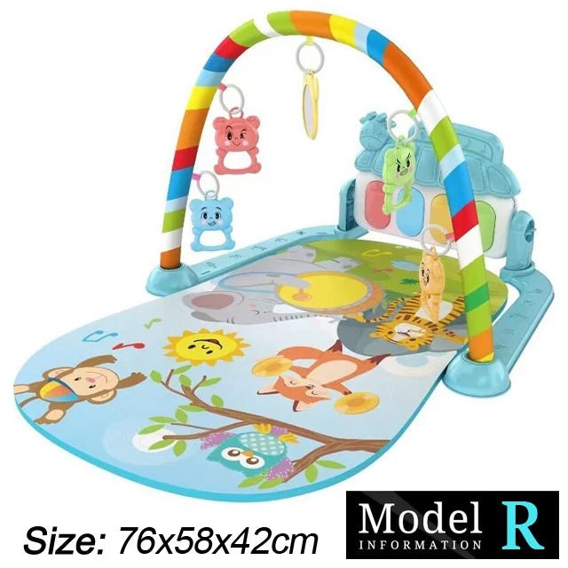Tapis d’Éveil Musical Bébé – Gym d’Activité avec Piano - Planète bébé