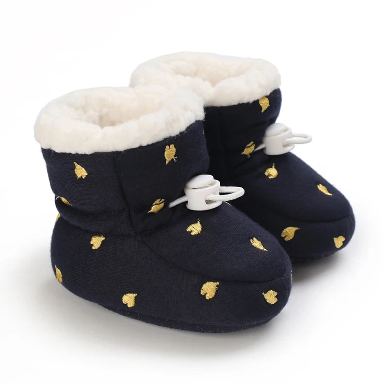 🧣❄️ Bottillons d’Hiver Bébé – Coton Chaud &amp; Semelle Antidérapante – Premiers Pas – 0 à 18 Mois™