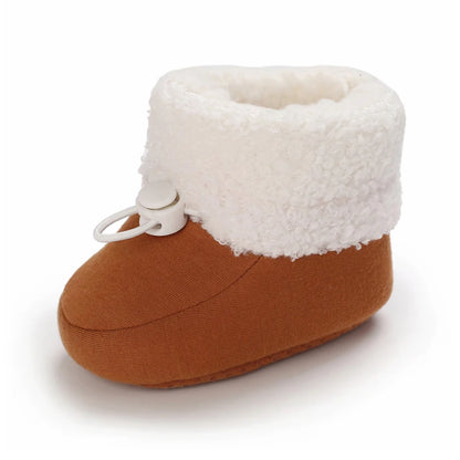 🧣❄️ Bottillons d’Hiver Bébé – Coton Chaud &amp; Semelle Antidérapante – Premiers Pas – 0 à 18 Mois™