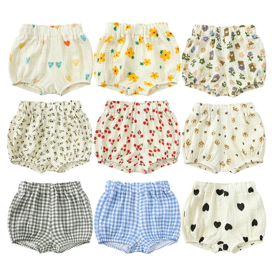 Shorts Été Bébé et Tout-Petit en Coton – Pantalon Respirant Cartoon 3M-6T™