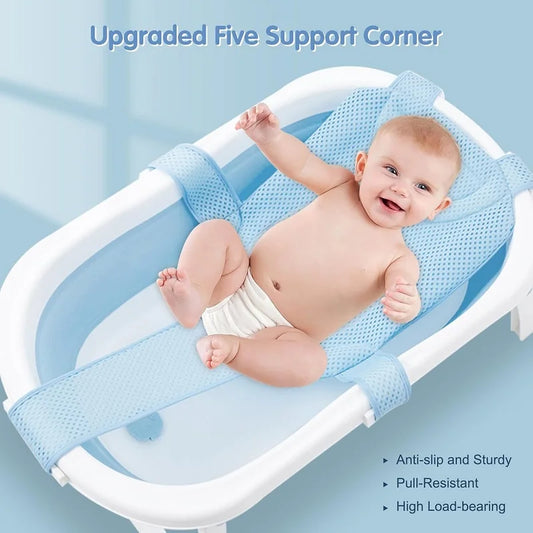 🛁 Hamac de Bain pour Bébé – Filet de Bain Réglable &amp; Antidérapant – Support de Bain Nouveau-né Universel™ - Planète bébé