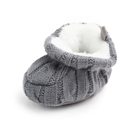 Chaussons Tricotés "Cocon de Douceur" – Maille Souple &amp; Intérieur Coton