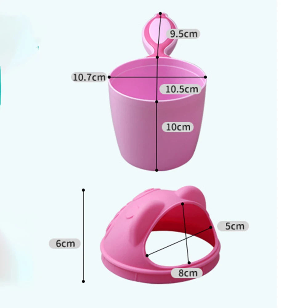 🛁 Tasse de Rinçage Bébé – Design Cartoon – Outil de Bain Ludique pour Enfants™ - Planète bébé
