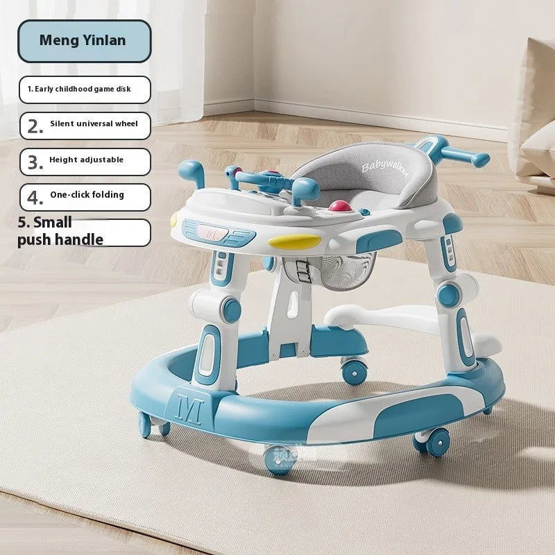 Trotteur Bébé Anti-Basculement Multifonction™ – Pliable, Stable et Parfait pour l’Apprentissage de la Marche