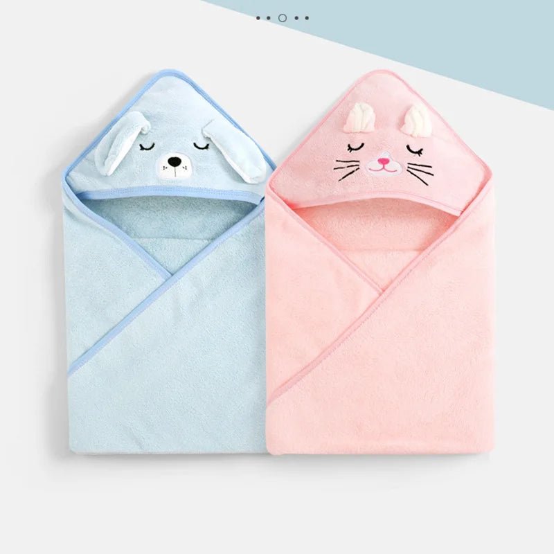 🐻🛁 Cape de Bain Bébé à Capuche – Motif Animal – Ultra Douce &amp; Chaude™ - Planète bébé