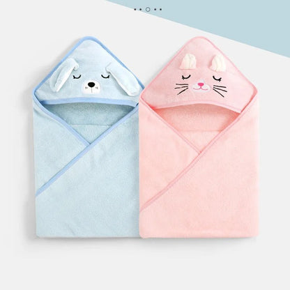 🐻🛁 Cape de Bain Bébé à Capuche – Motif Animal – Ultra Douce &amp; Chaude™ - Planète bébé