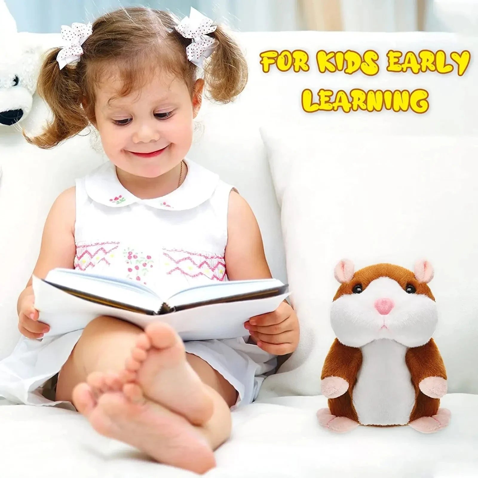 Hamster Parleur Imitateur – Jouet Électronique Interactif en Peluche™ - Planète bébé