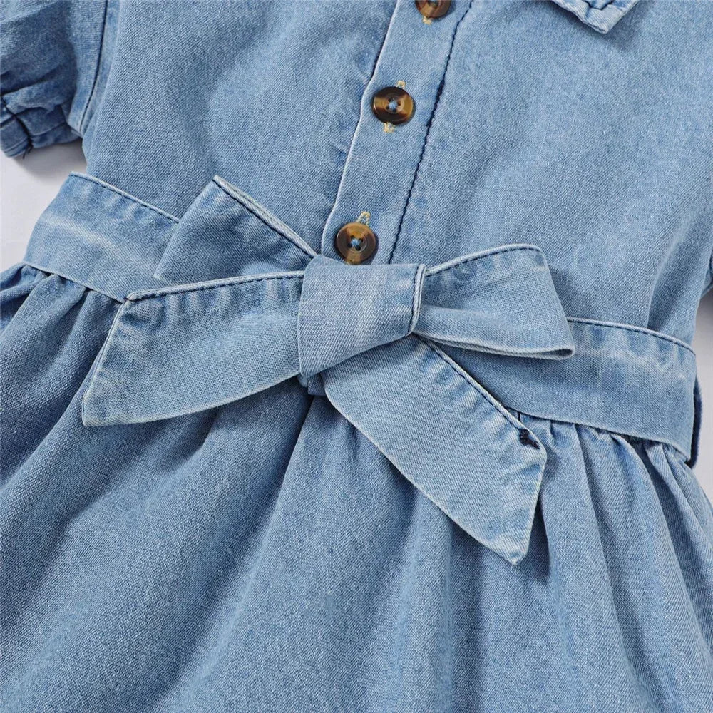 👗 robe en jean bébé fille
