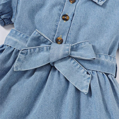 👗 robe en jean bébé fille
