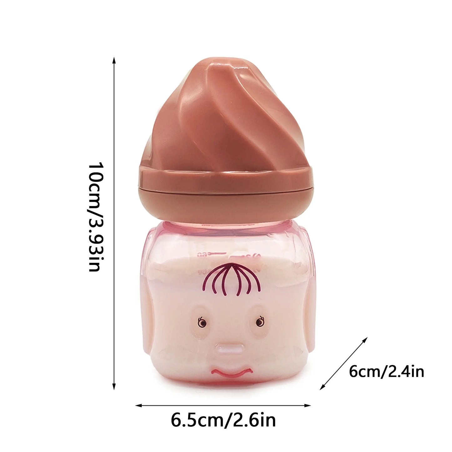 🍼 Mini Biberon Portable 60ML pour Nouveau-né – Sans BPA – Idéal Jus, Lait ou Soins Nourrisson™ - Planète bébé