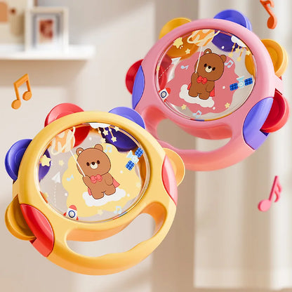 Jouets d'Éveil Musicaux pour Bébé – Tambours et Tambourins à Main – Instruments de Percussion ABS™