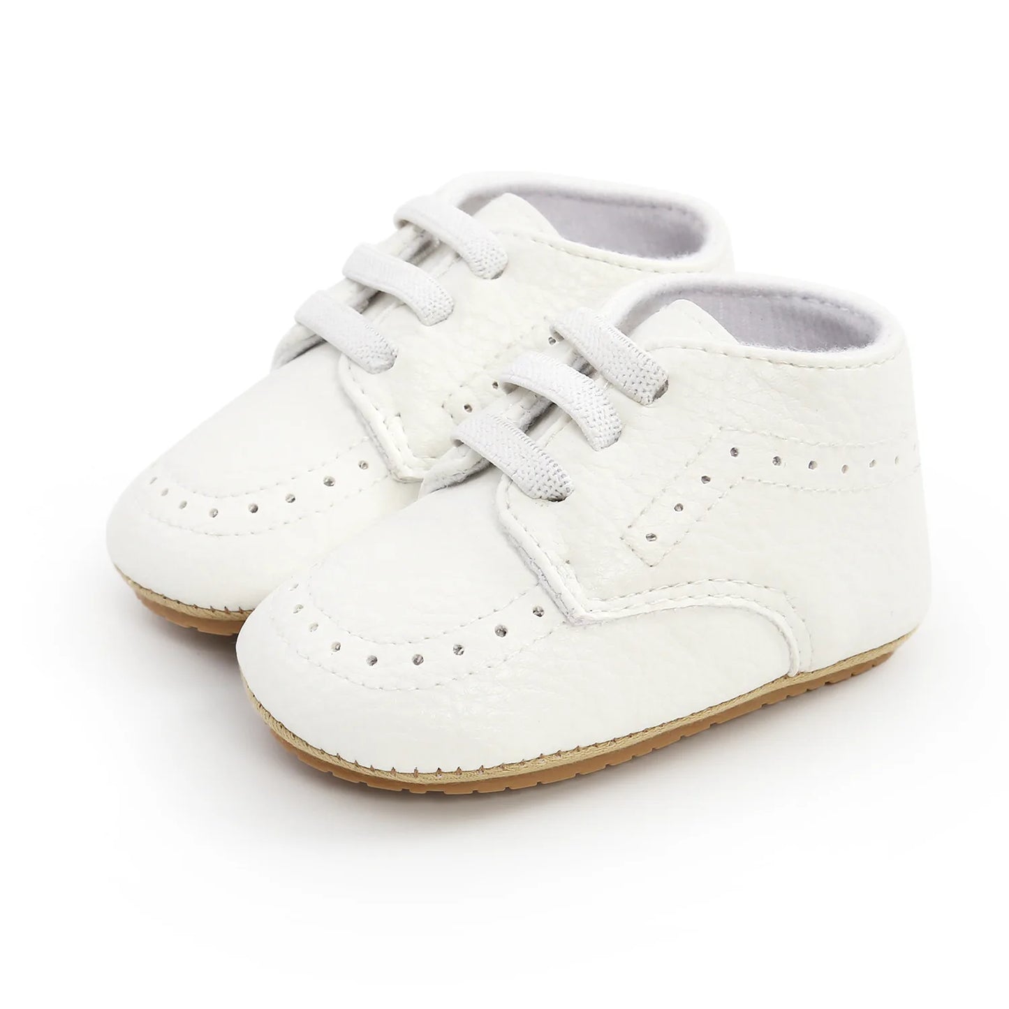 🍼 Chaussures Bébé en Cuir Rétro – Semelle Antidérapante – Meckior™