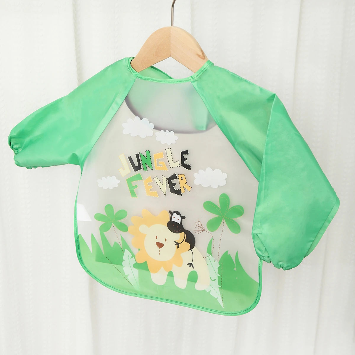 Bavoir Manche Longue Waterproof en EVA pour Bébé – Tablier de Repas Anti-Taches – Ultra Léger &amp; Facile à Nettoyer™