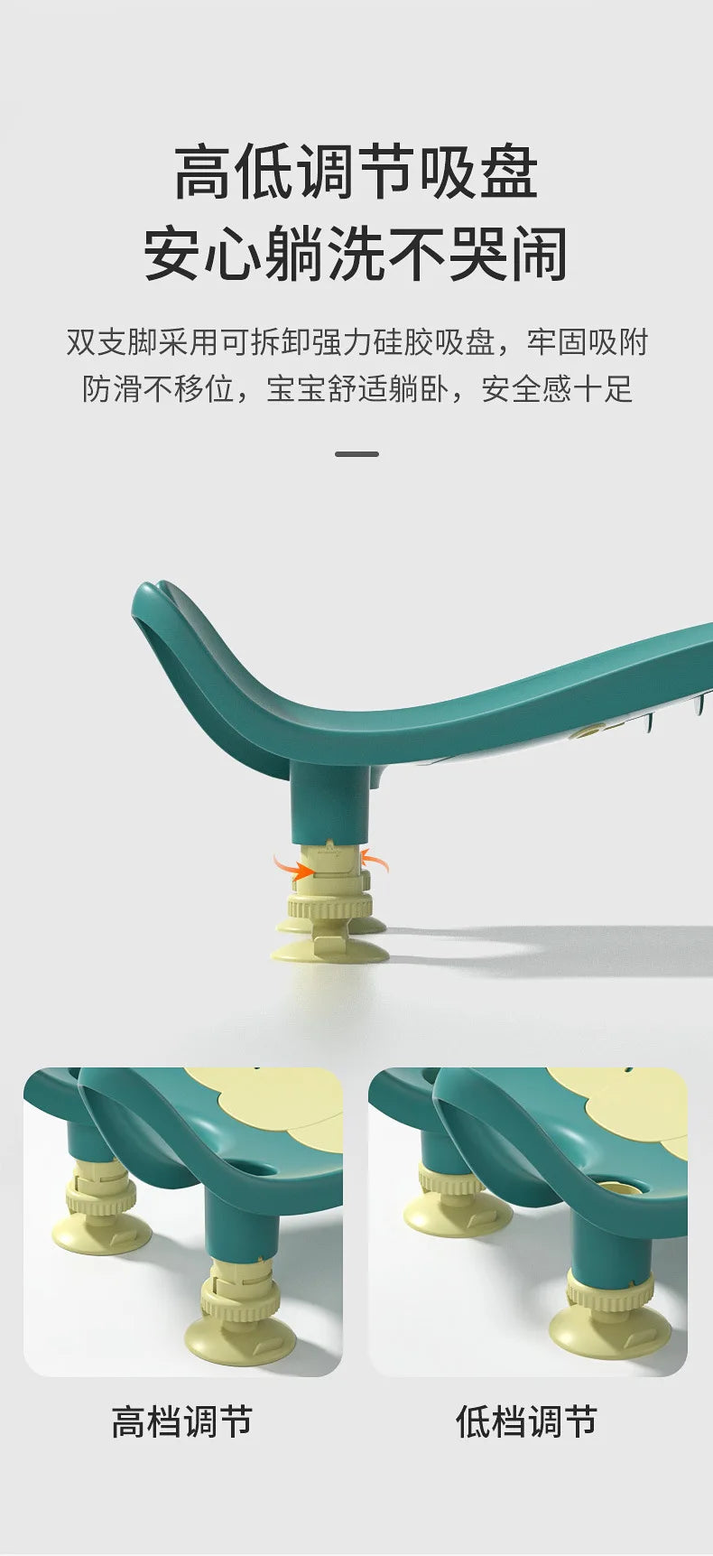 🛁👶 Support de Bain pour Bébés – Rack Multifonction pour Bain de Hanche – Tapis Antidérapant – Accessoire Douche Bébé Fille &amp; Garçon - Planète bébé