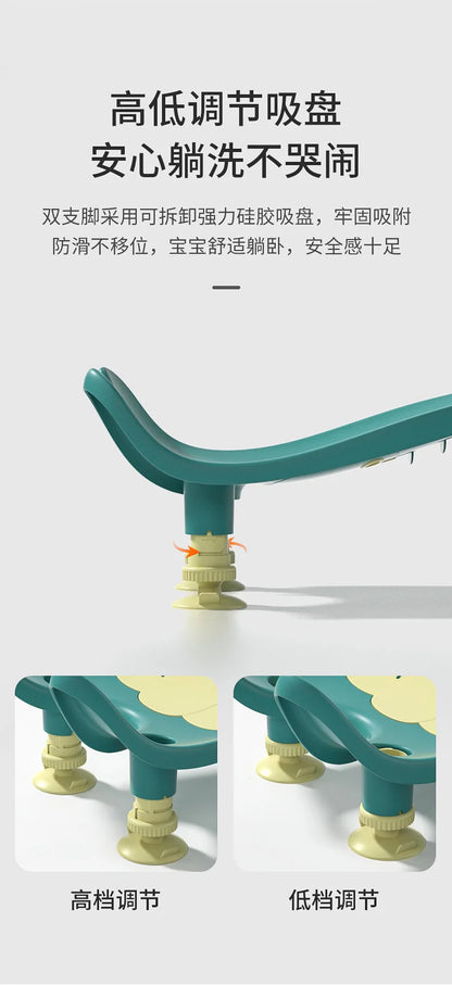 🛁👶 Support de Bain pour Bébés – Rack Multifonction pour Bain de Hanche – Tapis Antidérapant – Accessoire Douche Bébé Fille &amp; Garçon - Planète bébé