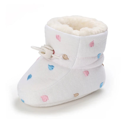 🧣❄️ Bottillons d’Hiver Bébé – Coton Chaud &amp; Semelle Antidérapante – Premiers Pas – 0 à 18 Mois™