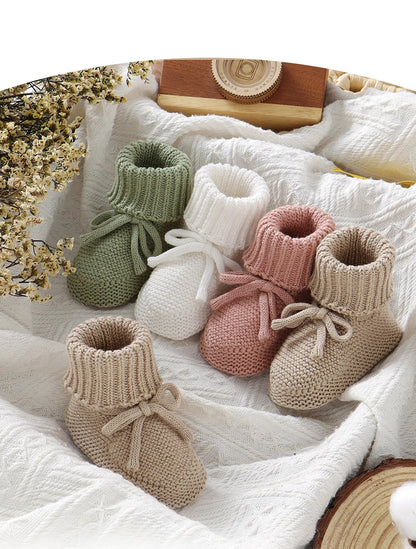 🧶 Chaussons Bébé Tricotés™
